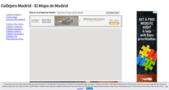 Desktop Screenshot of callejero-madrid.es